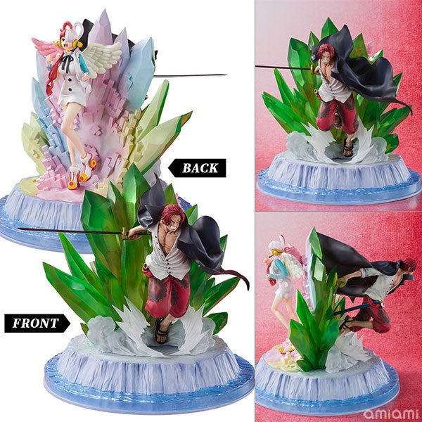 FiguartsZERO ［EXTRA BATTLE］ SHANKS and UTA -ONE PIECE FILM RED Ver.-Figuras-BANDAI-Akibara Xpress