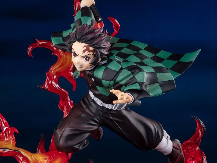 FiguartsZERO Tanjiro Kamado Total Concentration Breathing (Dance of the Fire God)-Figuras-BANDAI-Akibara Xpress