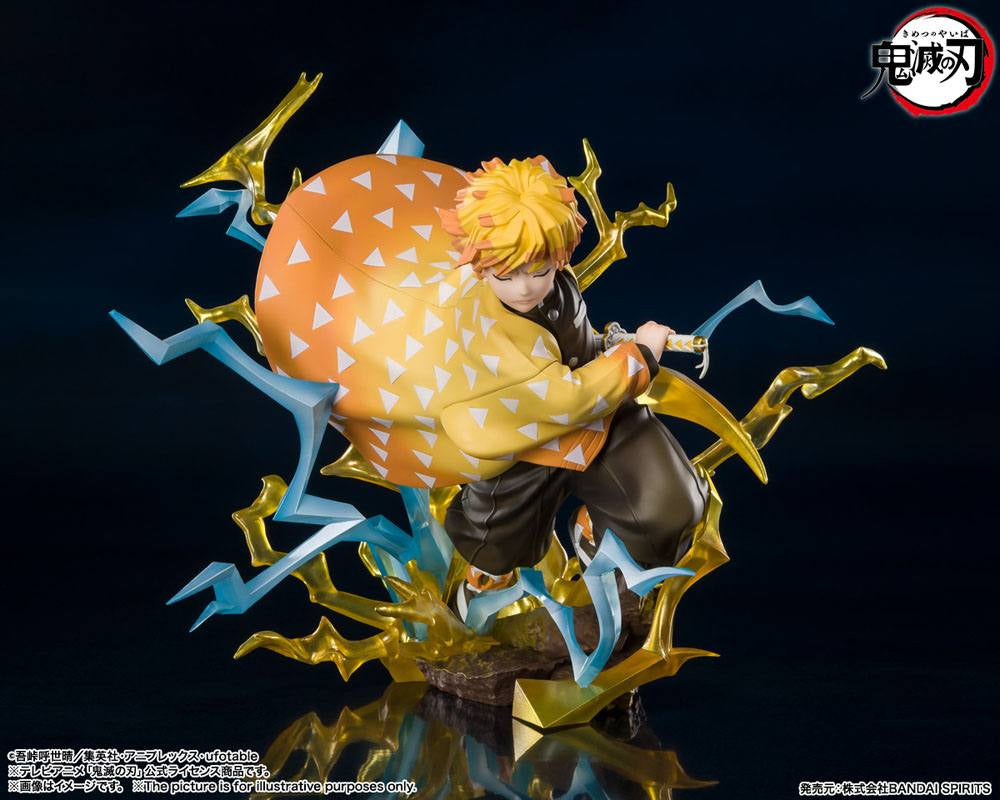 FiguartsZero Zenitsu Agatsuma Thunderclap and Flash-Figuras-BANDAI-Akibara Xpress