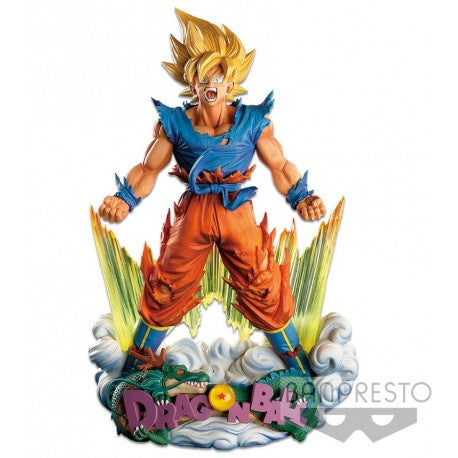 Dragon Ball Z Super Saiyan Goku Brush Master Star Statue