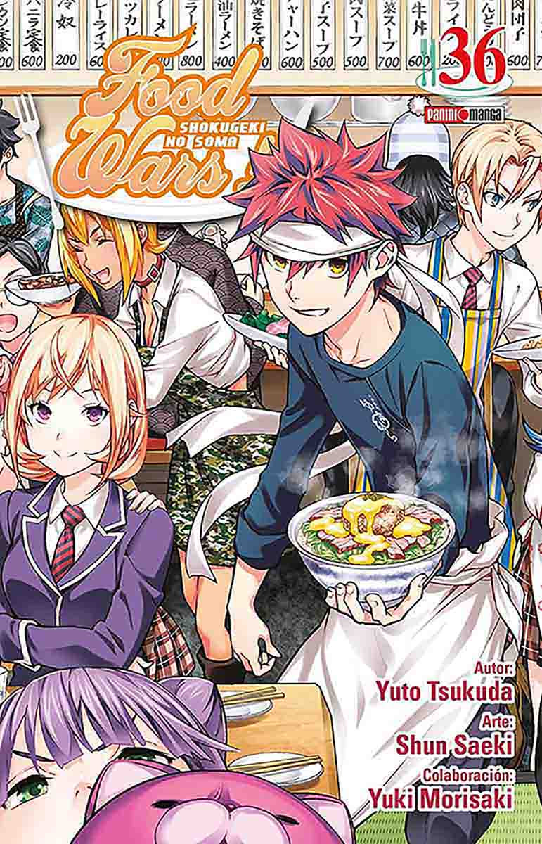 FOOD WARS - SHOKUGEKI NO SOUMA N.36-Mangas Panini-PANINI-Akibara Xpress