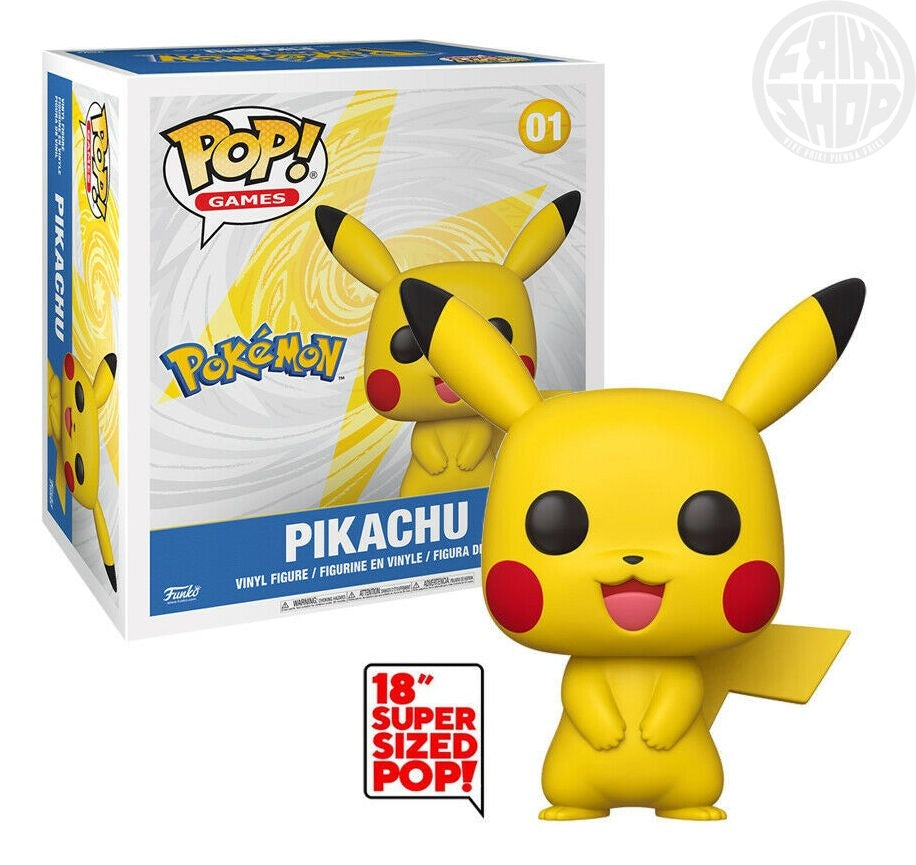 Funko 01 Pikachu Super Sized 18"-Funko Pop-FUNKO POP-Akibara Xpress