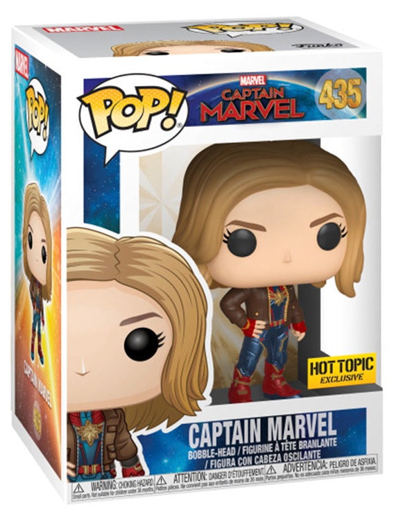 Funko Capitan Marvel Hot Topic 435-Funko Pop-FUNKO POP-Akibara Xpress
