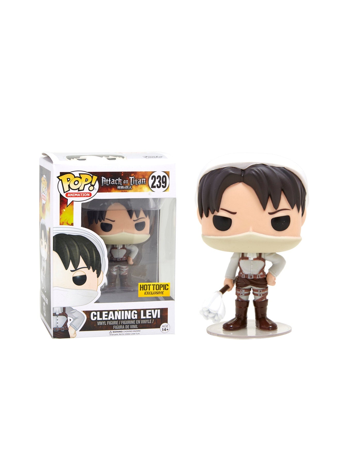 Funko Cleaning Levi Hot topic 239-Funko Pop-FUNKO POP-Akibara Xpress