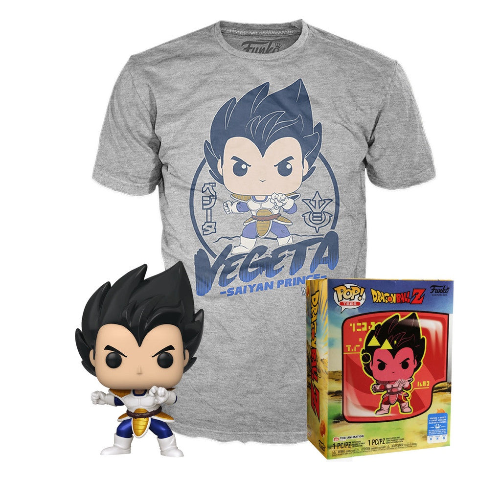 Funko Pop Box Vegeta y Playera M-Funko Pop-FUNKO POP-Akibara Xpress