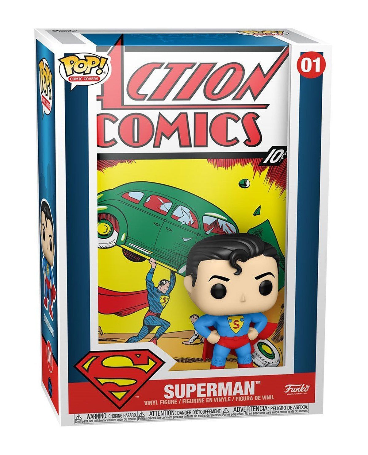 Funko Superman 01 Pop! Comic Cover #1 Figure-Funko Pop-FUNKO POP-Akibara Xpress