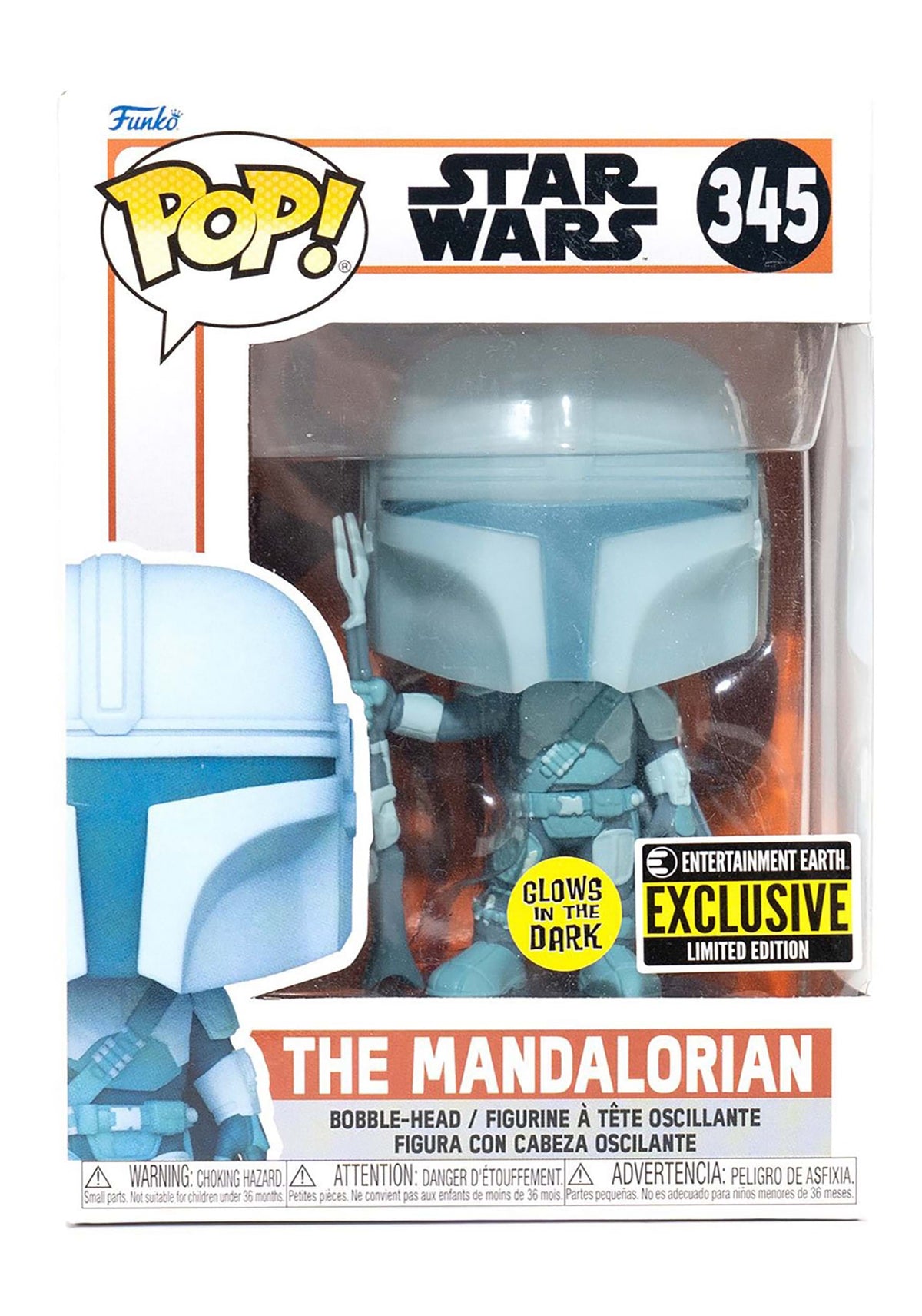 Funko The Mandalorian 345 (EEExclusive Glow in the Dark)-Funko Pop-FUNKO POP-Akibara Xpress