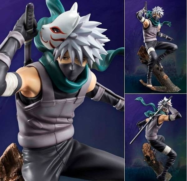 G.E.M. NARUTO HATAKE KAKASHI Ver. Anbu-Figuras-MEGAHOUSE-Akibara Xpress