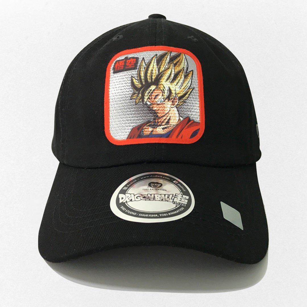 Gorra Rostro Goku SSJ Negra-Gorras-DADIVIT-Akibara Xpress