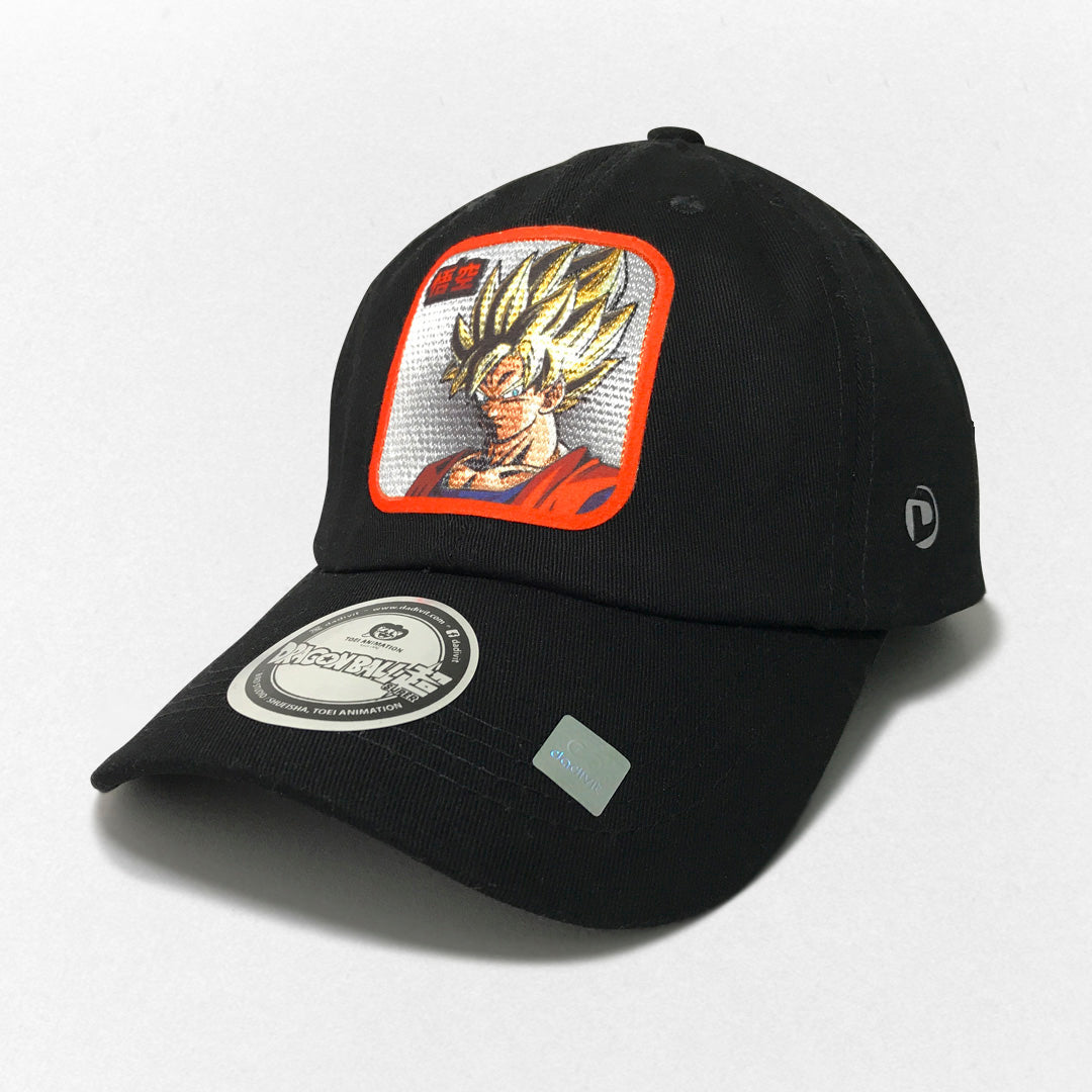 Gorra Rostro Goku SSJ Negra-Gorras-DADIVIT-Akibara Xpress