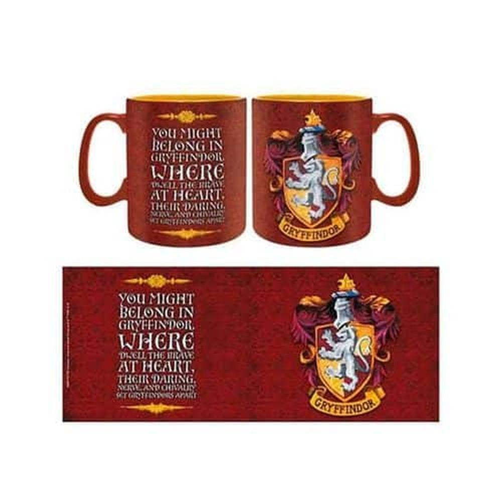 HARRY POTTER - Gryffindor Ceramic Mug-Tazas-ABYSTYLE-Akibara Xpress