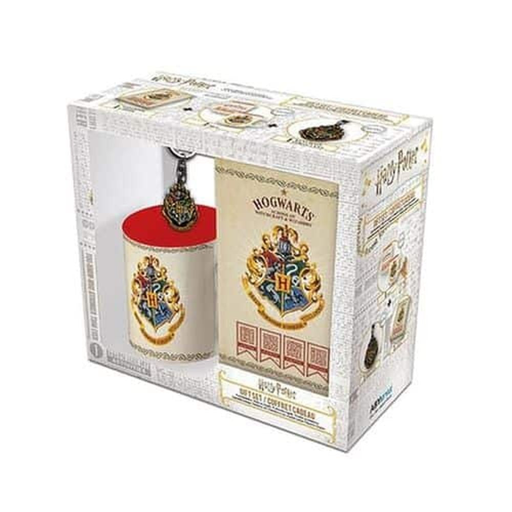 HARRY POTTER - Pck Mug320ml + Keyring + Notebook "Hogwarts"-Tazas-ABYSTYLE-Akibara Xpress