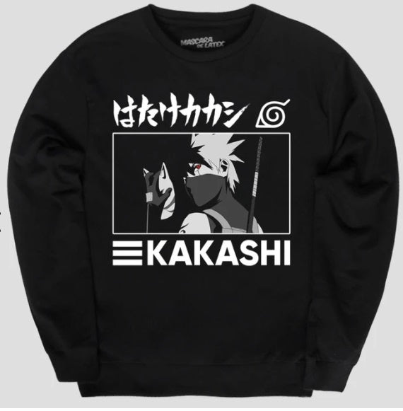 Hombre Sudadera Anbu Kakashi Pullover-Ropa-Mascara de Latex-Akibara Xpress
