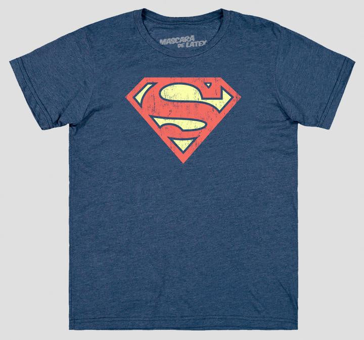 Hombre Super Man Vintage Logo-Ropa-Mascara de Latex-Akibara Xpress