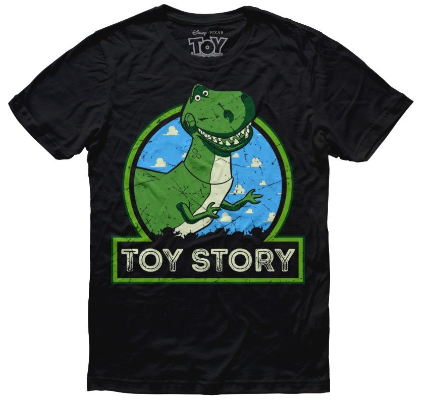 Hombre Toy Story Rex Negro M-Ropa-Mascara de Latex-Akibara Xpress