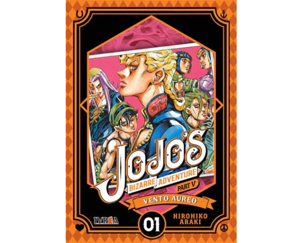 JOJO'S BIZARRE ADVENTURE. PARTE 5: VENTO AUREO 01 EUROPA-Mangas Españoles-IVREA-Akibara Xpress