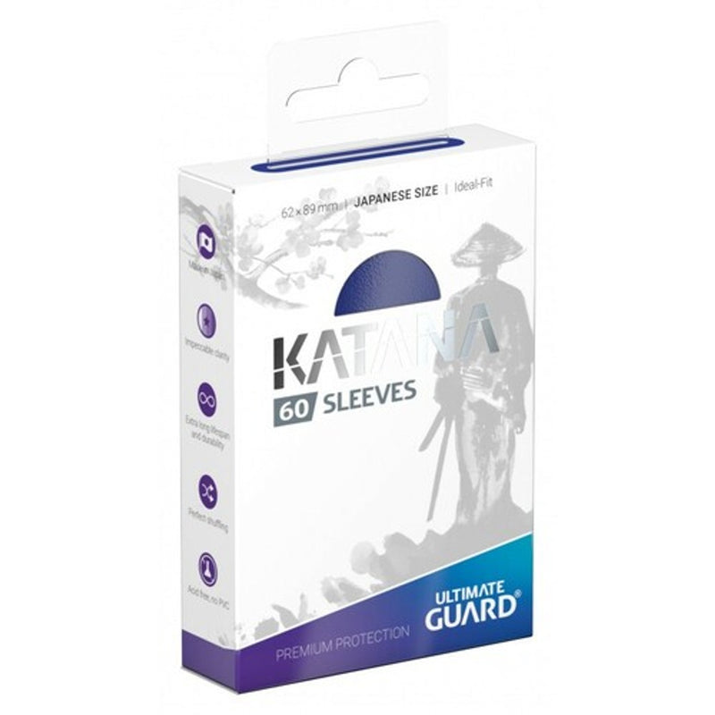 Card Sleeves: Katana Sleeves Japanese Size- Blue (60ct)