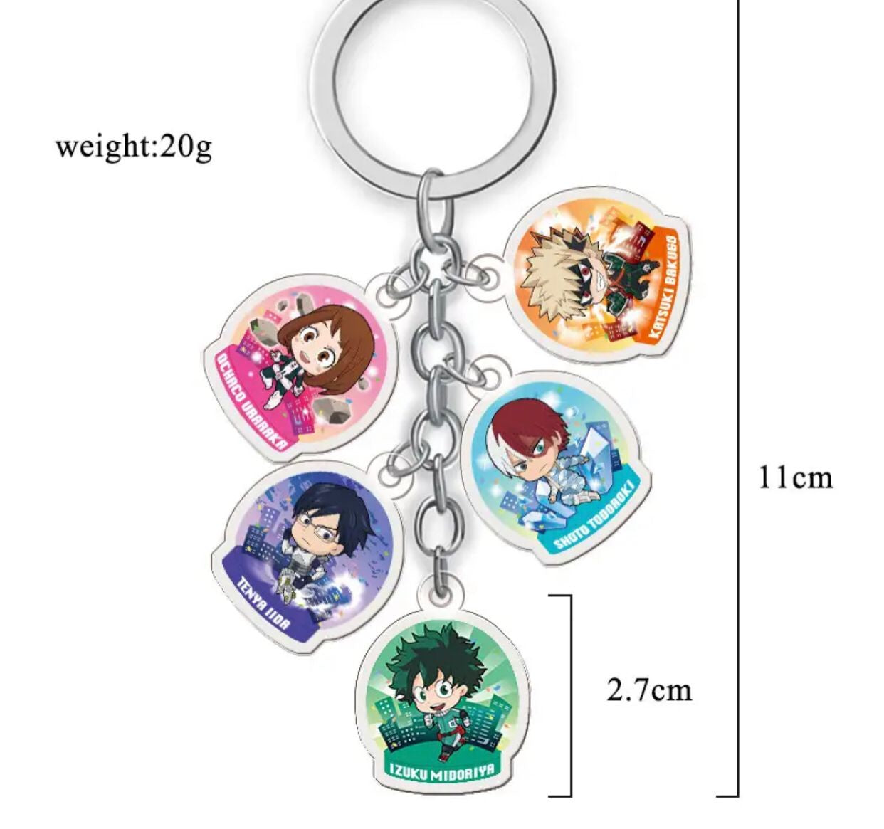 Llaver Acrilico My hero Academia-Llaveros-Llaveros-Akibara Xpress