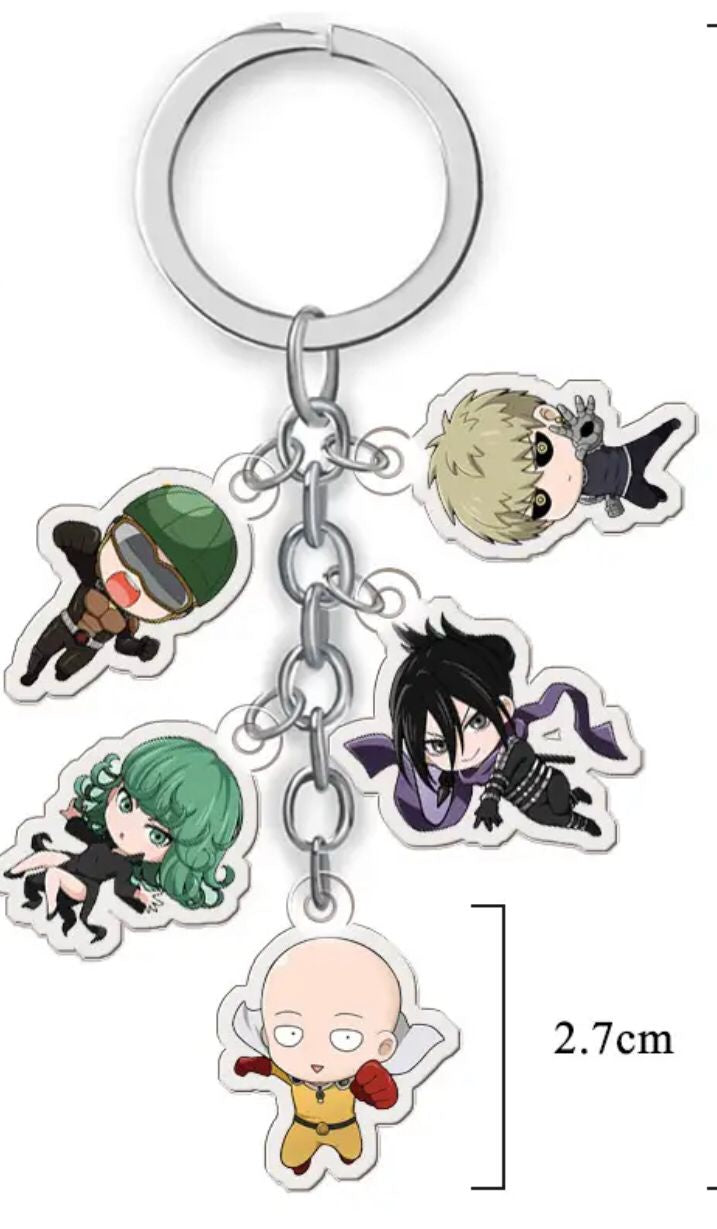 Llavero Acrilico One Punch Man-Llaveros-Llaveros-Akibara Xpress
