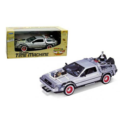 Maquina del tiempo Delorean Back to the Future 3 1:24-Figuras-GEE-Akibara Xpress