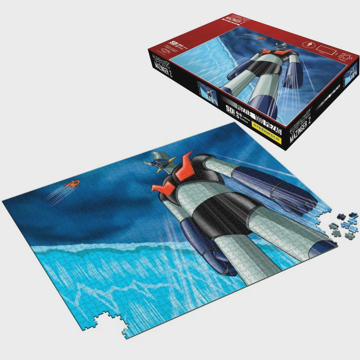 Mazinger Z Portada 1,000-Piece Puzzle-Juegos De Mesa-Juegos de Mesa-Akibara Xpress