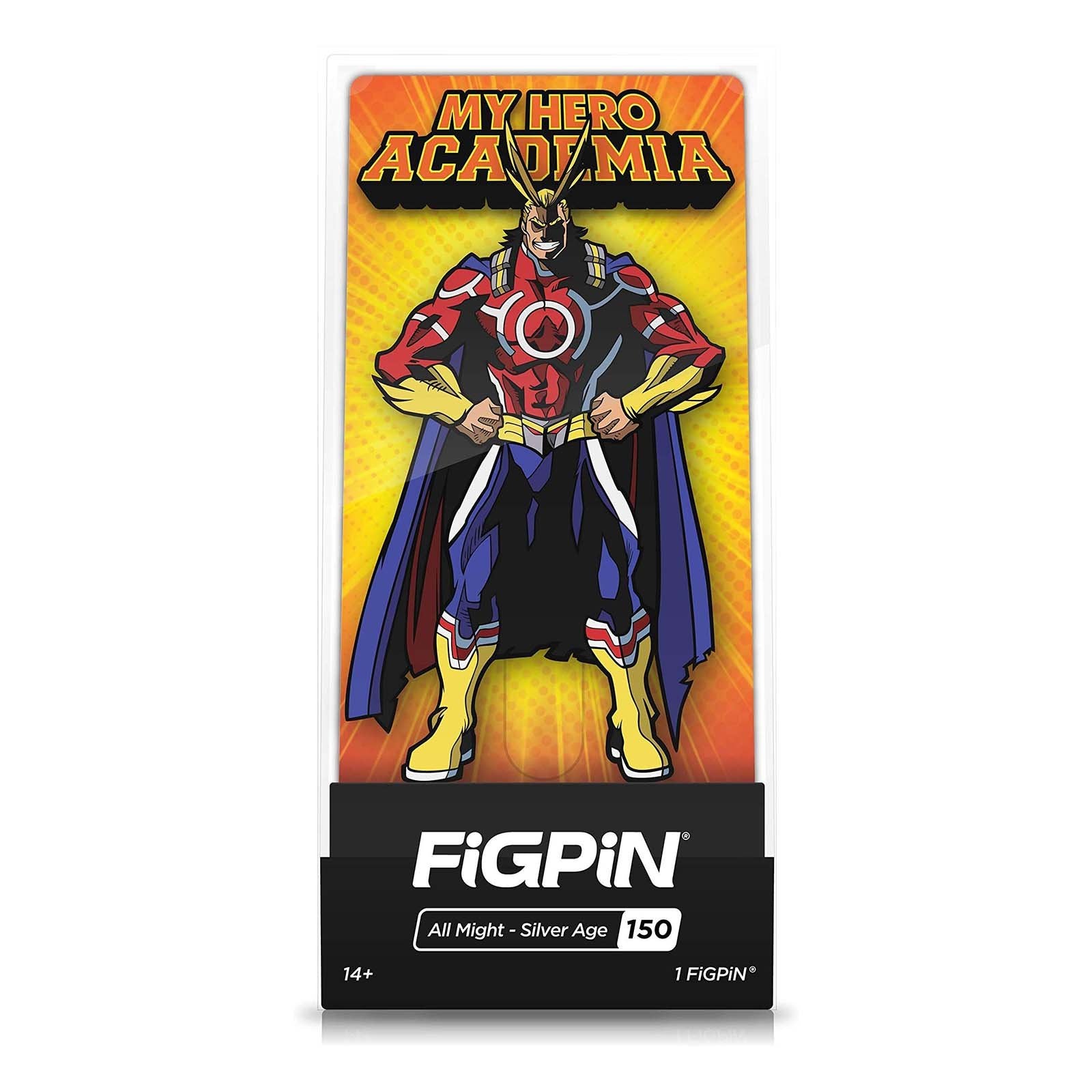 My Hero Academia All Might silver age FigPin-Llaveros-Accesorios Genericos-Akibara Xpress