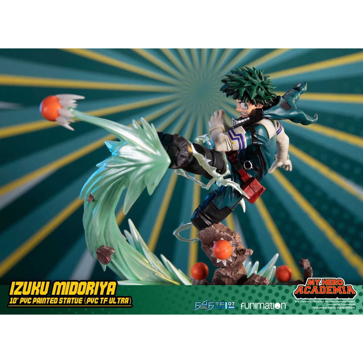 My Hero Academia Deku Standard Edition 10-Inch Statue-Figuras-First 4 Figures-Akibara Xpress