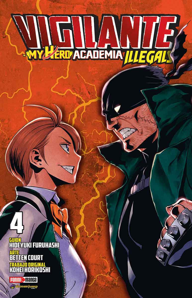 MY HERO ACADEMIA VIGILANTE N.4-Mangas Panini-PANINI-Akibara Xpress