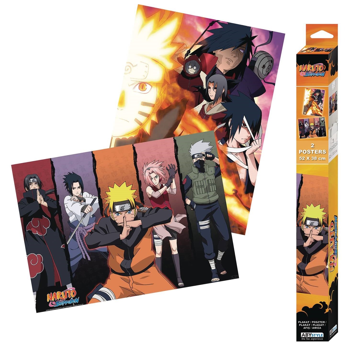 NARUTO SHIPPUDEN - Boxed Poster Set-Poster-ABYSTYLE-Akibara Xpress