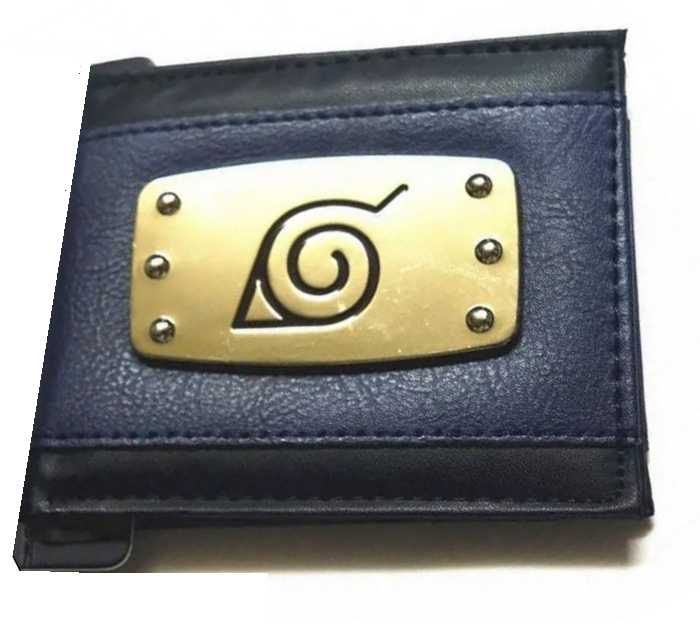 Cartera Naruto Metal Azul