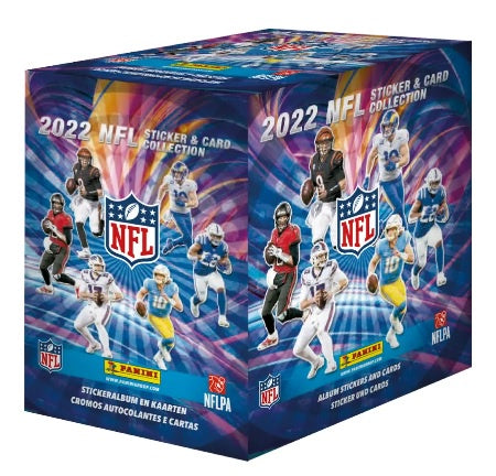 CAJA CON 50 SOBRES DE ESTAMPAS  NFL 2022/2023