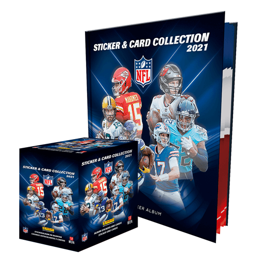 ALBUM PASTA DURA +  1 CAJA 50 SOBRES NFL 2021