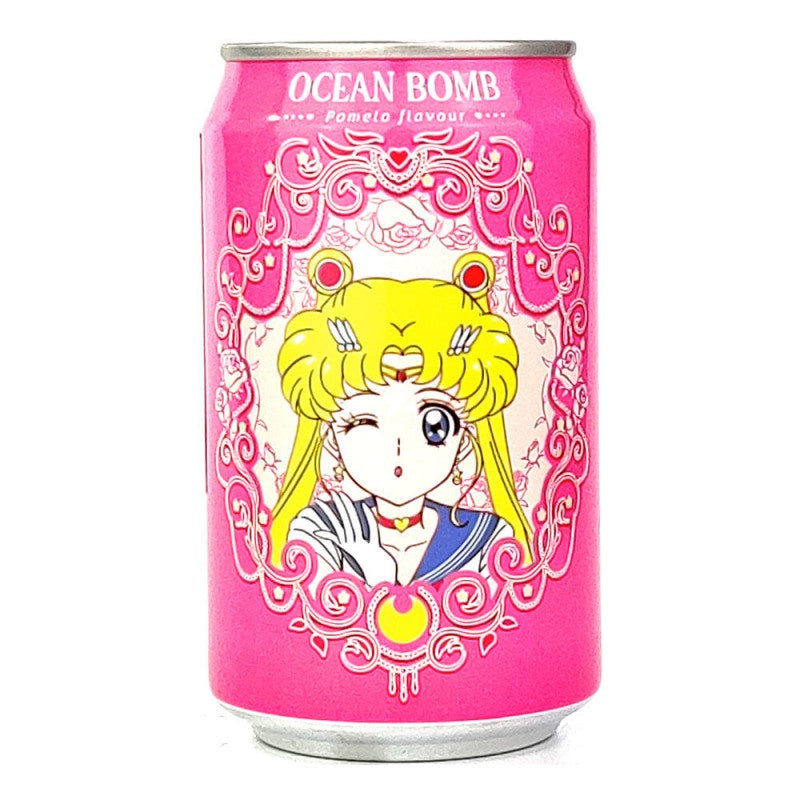 OCEAN BOMB SAILOR MOON AGUA GASIFICADA SABOR TORONJA 330ml-Alimentos-Asian Food-Akibara Xpress