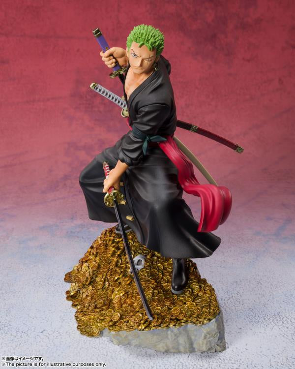 One Piece FiguartsZERO Roronoa Zoro (WT100 Commemorative: Daikaizoku Hyakkei)-Figuras-BANDAI-Akibara Xpress