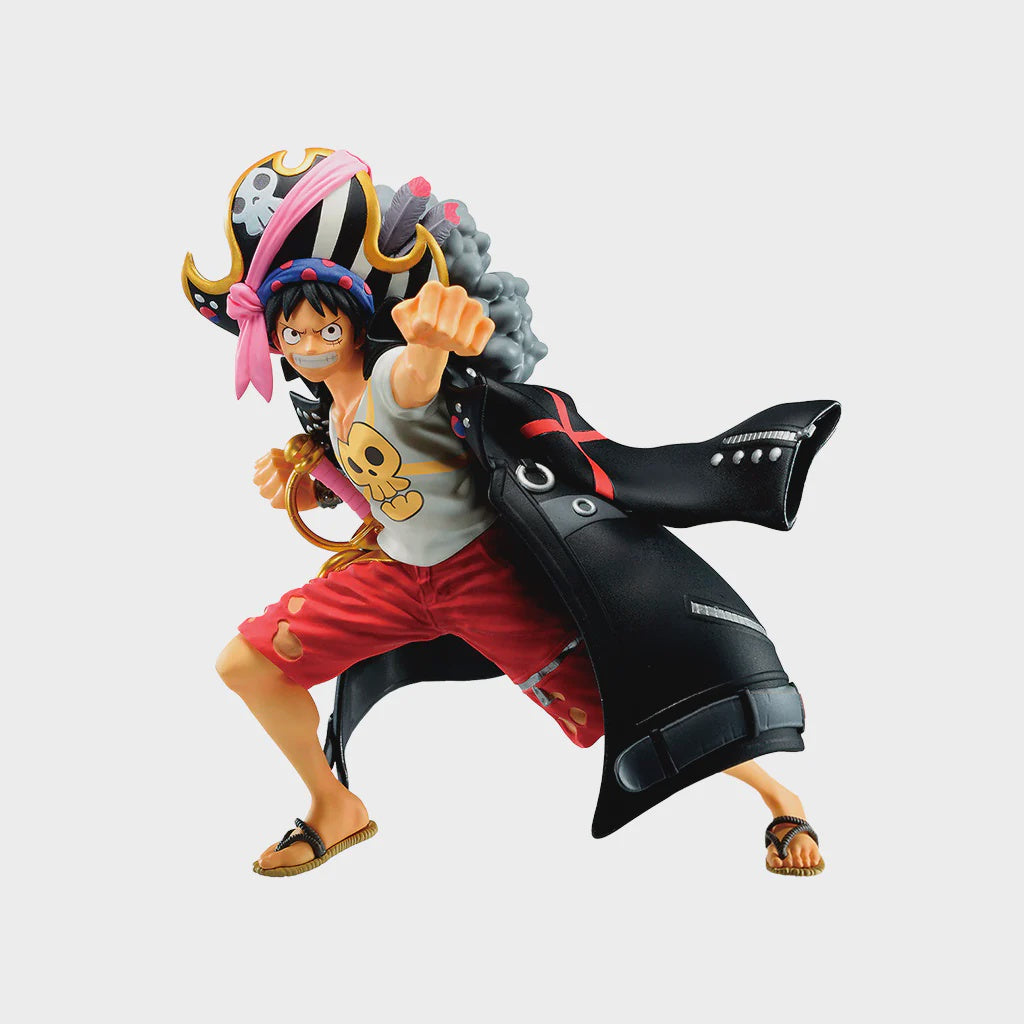 ONE PIECE FILM: RED MONKEY D. LUFFY ICHIBAN STATUE-Figuras-BANDAI-Akibara Xpress