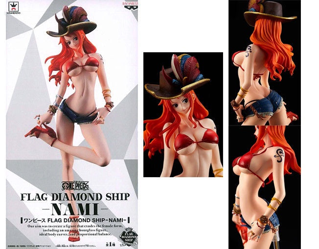 One Piece Flag Diamond Ship Nami-Figuras-BANPRESTO-Akibara Xpress