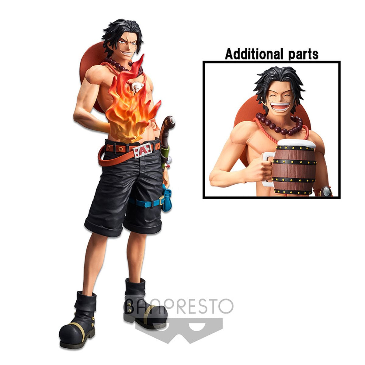 One Piece Portgas D. Ace Grandista Nero Statue-Figuras-BANPRESTO-Akibara Xpress