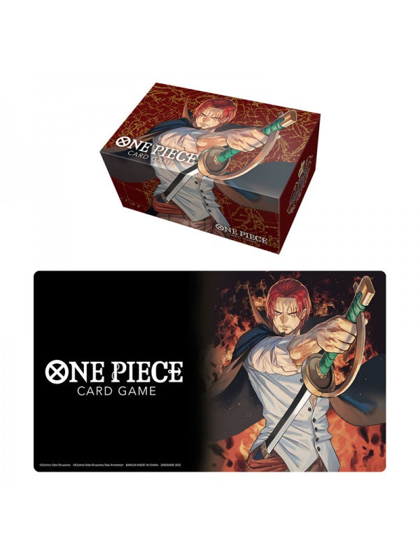 ONE PIECE TCG PLAYMAT AND STORAGE BOX SET -SHANKS-TCG-BANDAI-Akibara Xpress
