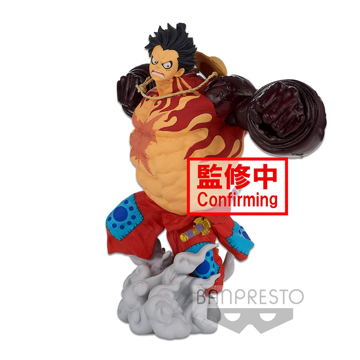 One Piece World Figure Colosseum 3 Monkey D. Luffy Gear 4 Original Ver. Super Master Stars Piece Statue-Figuras-BANPRESTO-Akibara Xpress