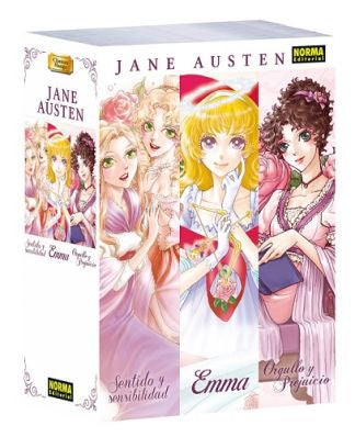 PACK CLASICOS MANGA: JANE AUSTEN EUROPA-Mangas Españoles-Mangas Espanoles-Akibara Xpress
