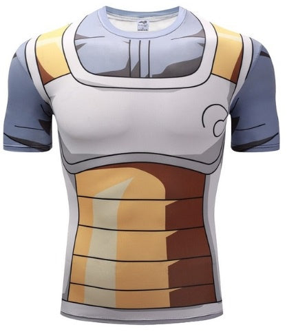 Playera Licra Vegeta Gris XG-Ropa-Black Widow-Akibara Xpress