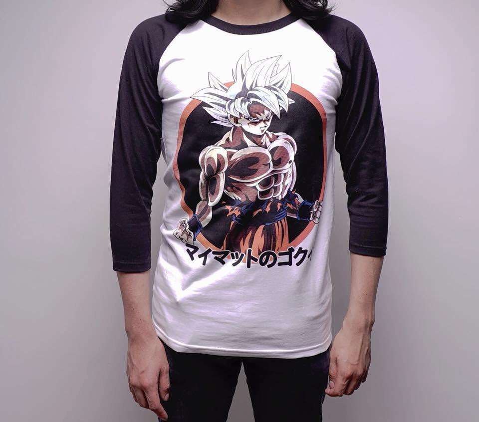 Playera Ultra Instinto blanca 3/4 G-Ropa-Heredia Clothing-Akibara Xpress