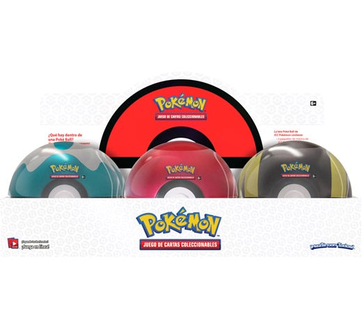 POKEBALL TIN 2022 ESPAÑOL-TCG-PANINI COMICS-Akibara Xpress
