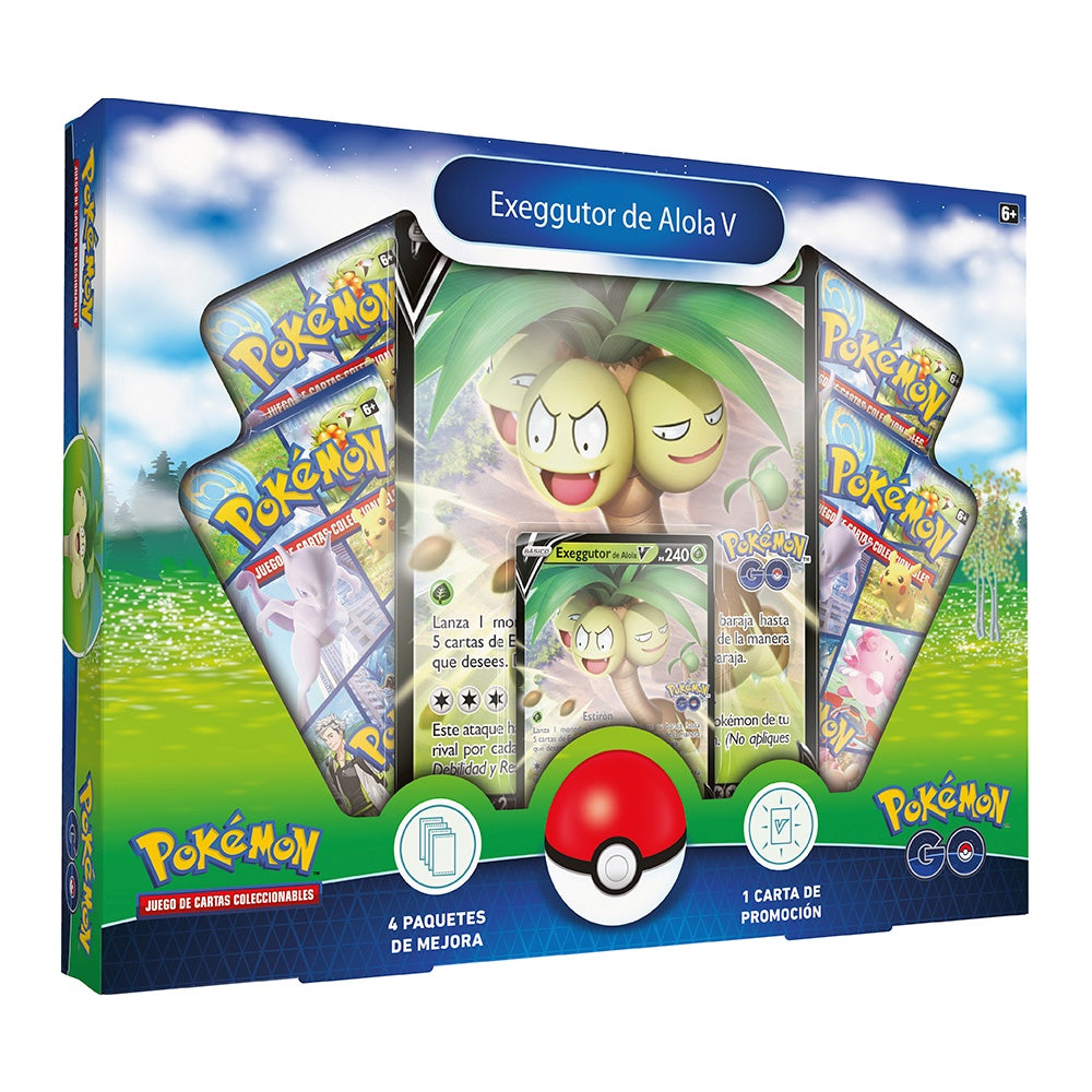 POKEMON GOALOLAN EXEGGUTOR V BOX (ESPAÑOL)-TCG-PANINI ETC-Akibara Xpress