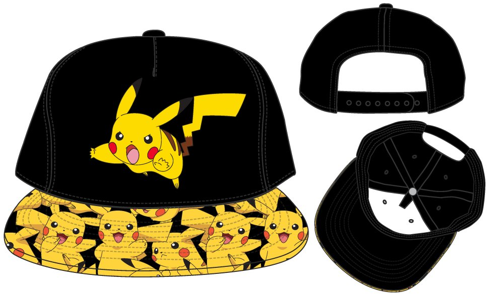 Pokemon - Pikachu Ataque Rapido Gorra Ajustable-Gorras-BIOWORLD-Akibara Xpress