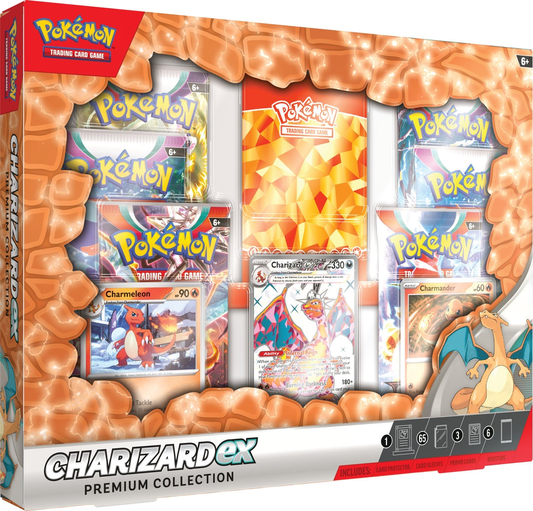 POKEMON TCG CHARIZARD EX PREMIUM COLLECTION INGLES-TCG-Juegos de Mesa-Akibara Xpress