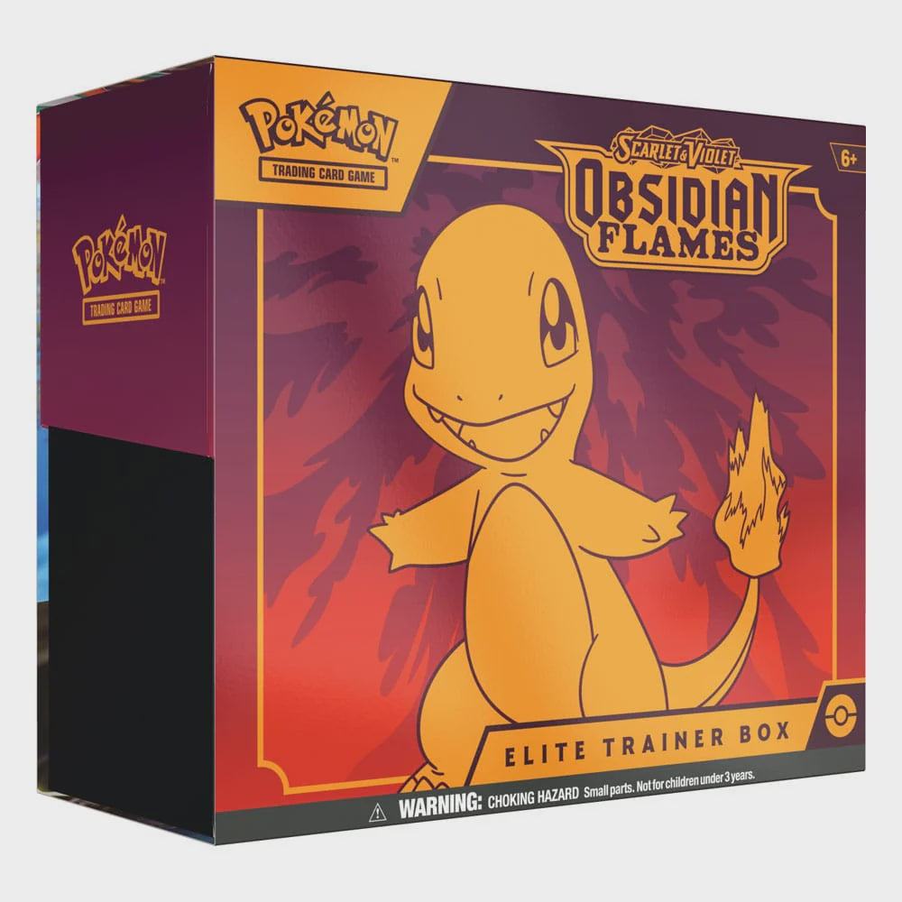POKEMON TCG OBSIDIAN FLAMES ELITE TRAINER BOX-TCG-Juegos de Mesa-Akibara Xpress