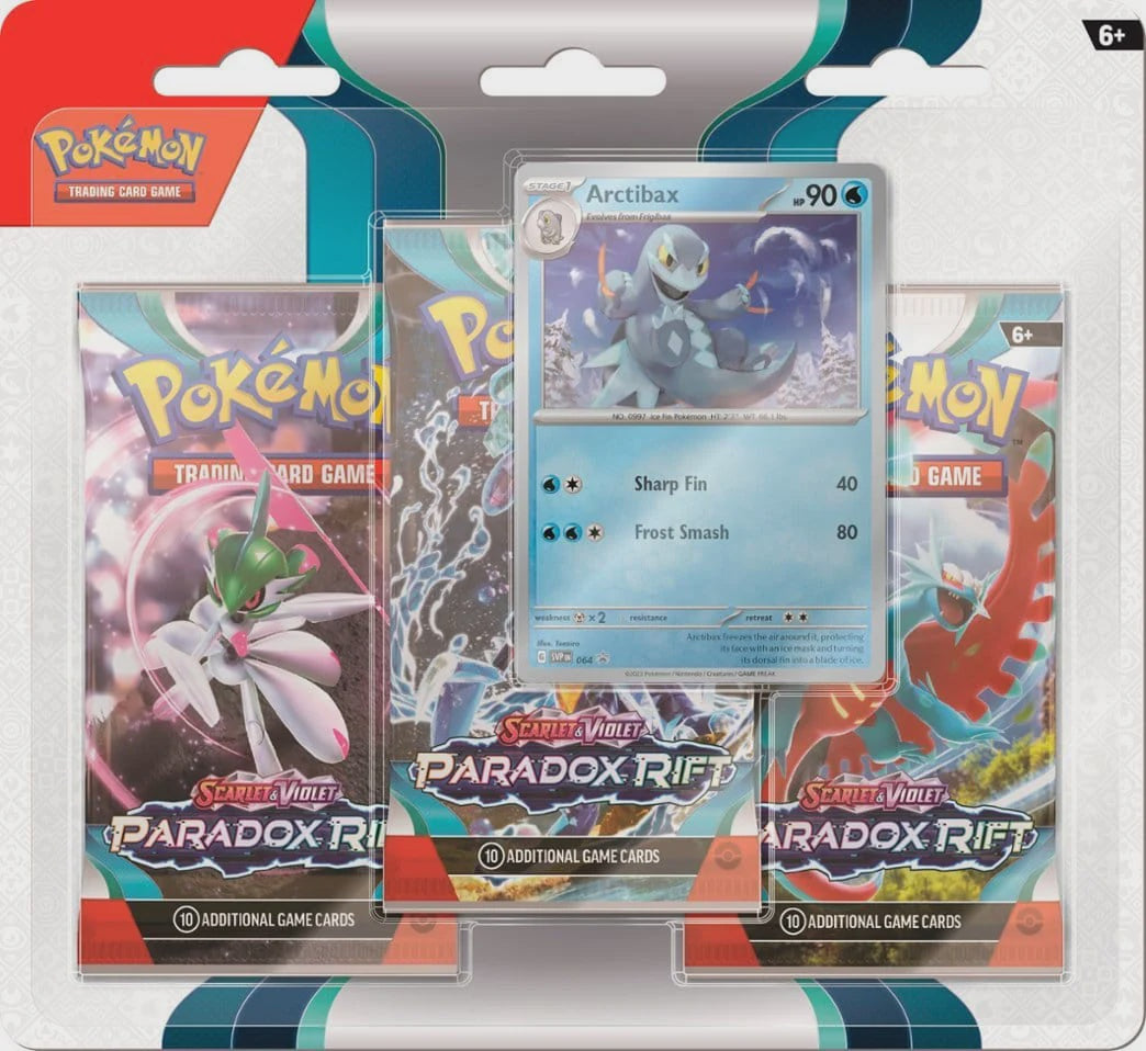POKEMON TCG PARADOX RIFT BOOSTER BLISTER ESPANOL-TCG-Juegos de Mesa-Akibara Xpress