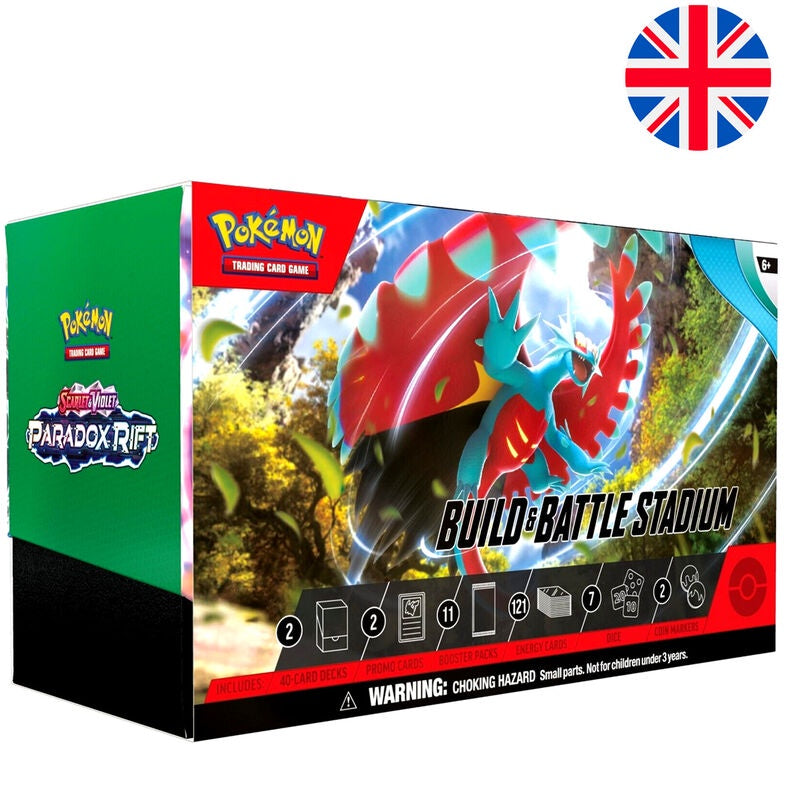 POKEMON TCG PARADOX RIFT BUILD & BATTLE STADIUM INGLES-TCG-Juegos de Mesa-Akibara Xpress