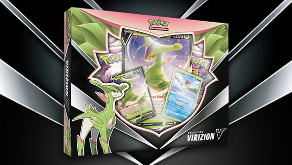 POKEMON TCG VIRIZION V BOX ESPANOL-TCG-Juegos de Mesa-Akibara Xpress